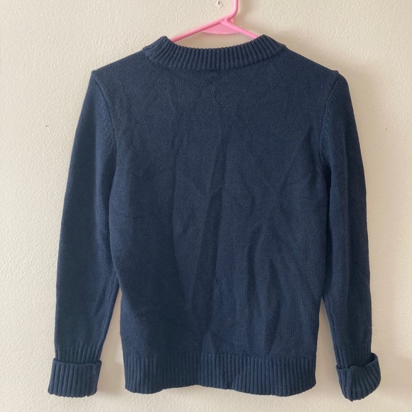H&M Navy Cable Knit Sweater - Picture 3 of 4